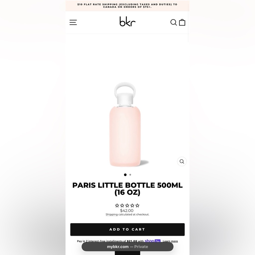 bkr little bottle 500mL (16oz) - Picture 4 of 4